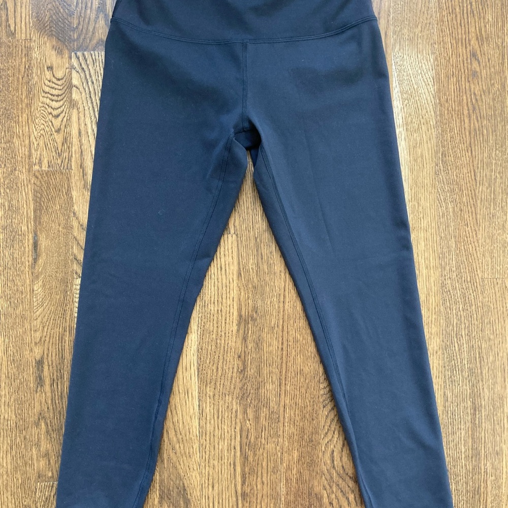 Lululemon Wunder Train High Rise Tight 25 inch Leggings Black Size 10 Women’s